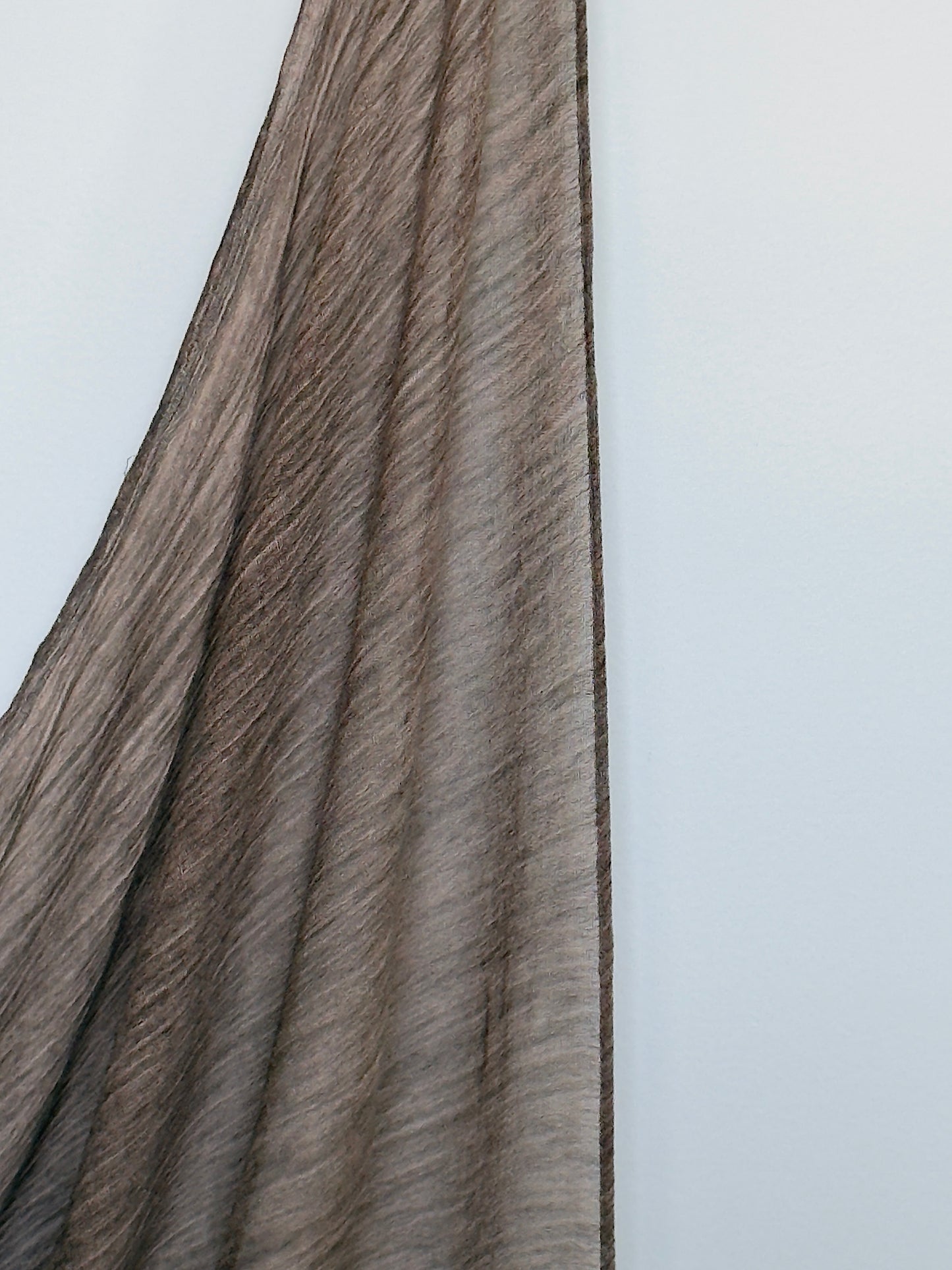 Textured Rayon Hijab light Brown