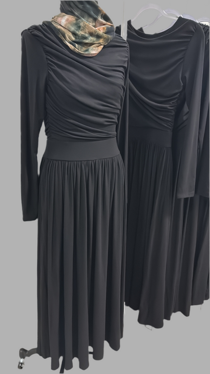Rianne Ruching Dress Black