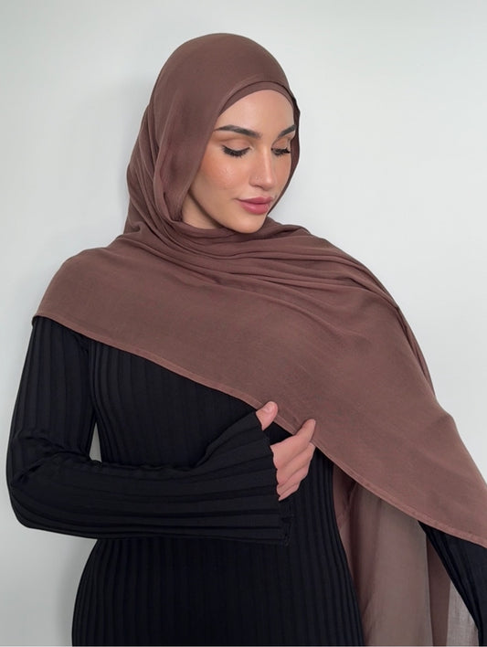 ‘Ashy Brown’ Double-Stitch Modal Set