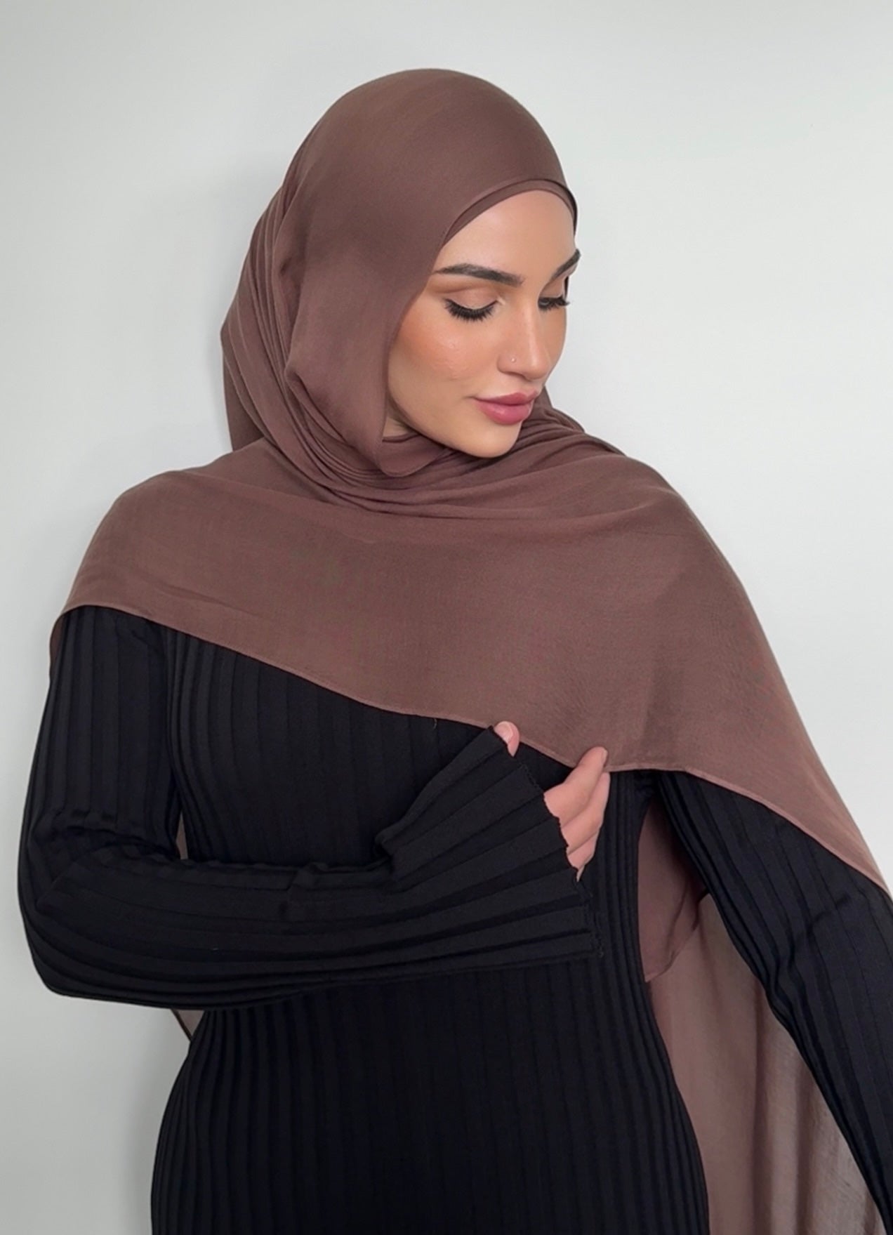 ‘Ashy Brown’ Single-Stitch Modal Set