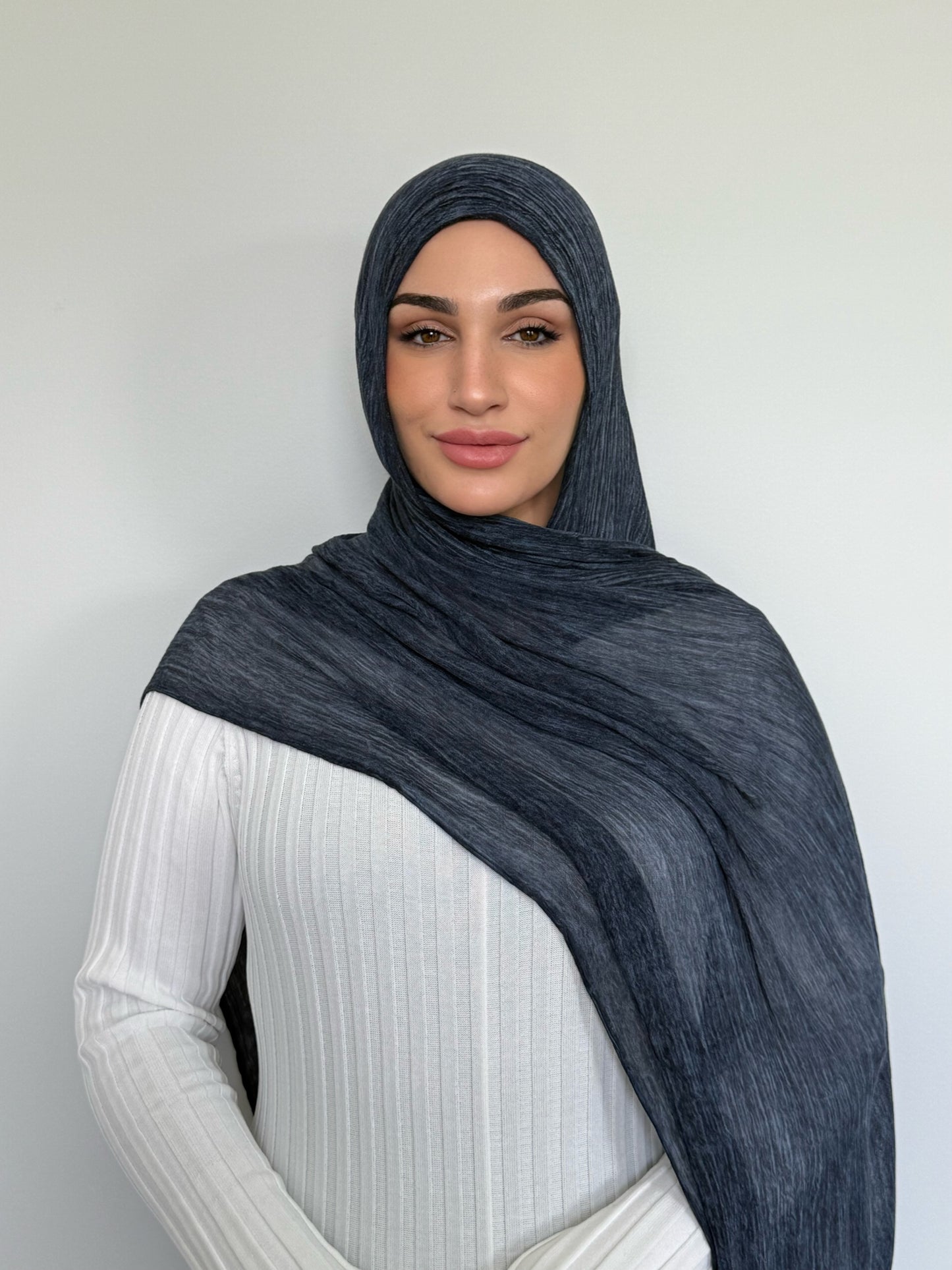 Denim Textured Hijab