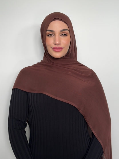 ‘Rich Brown’ Double-Stitch Modal Set
